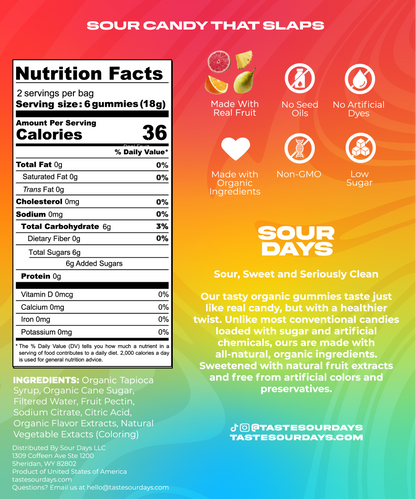 Pineapple Orange Guava Gummy Drops