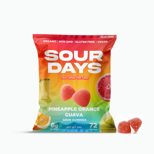 Pineapple Orange Guava Gummy Drops